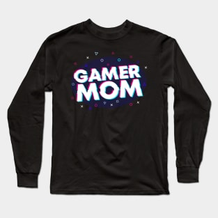 Glitch Gamer Mom Long Sleeve T-Shirt